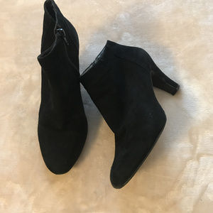 Banana Republic Black Suede Booties